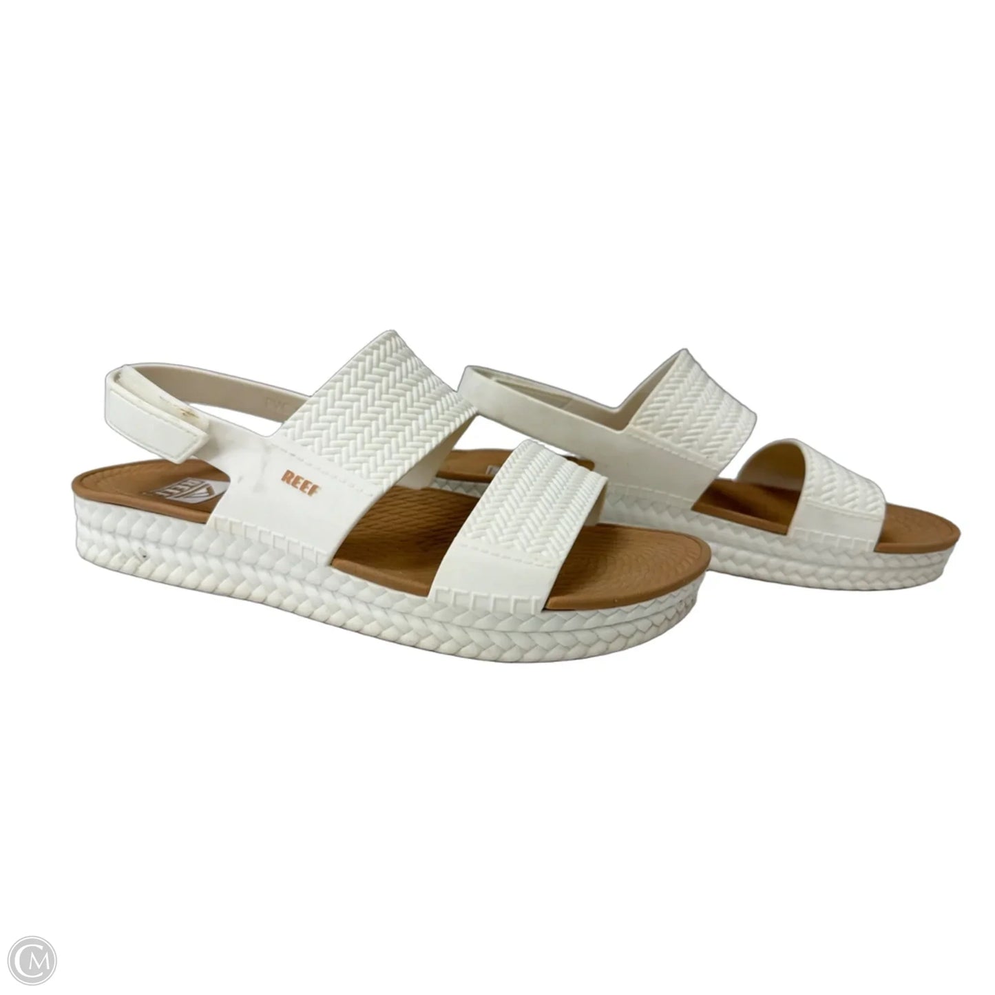Sandals Flats By Reef In White, Size: 9