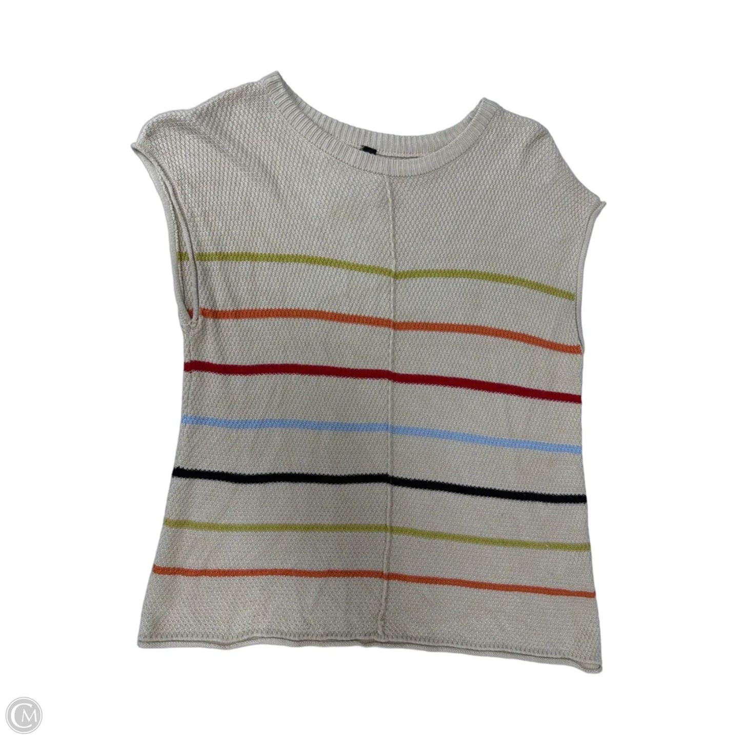 Top Sleeveless By Clothes Mentor In Tan, Size: S
