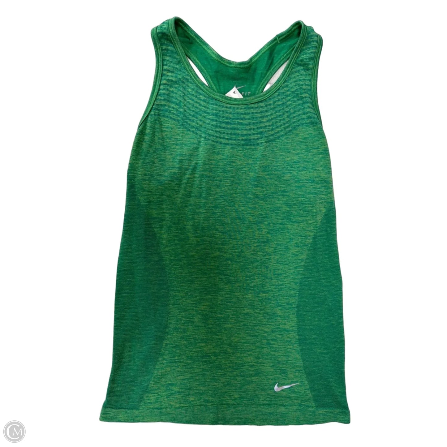 Athletic Tank Top By Nike Apparel In Green, Size: Xs