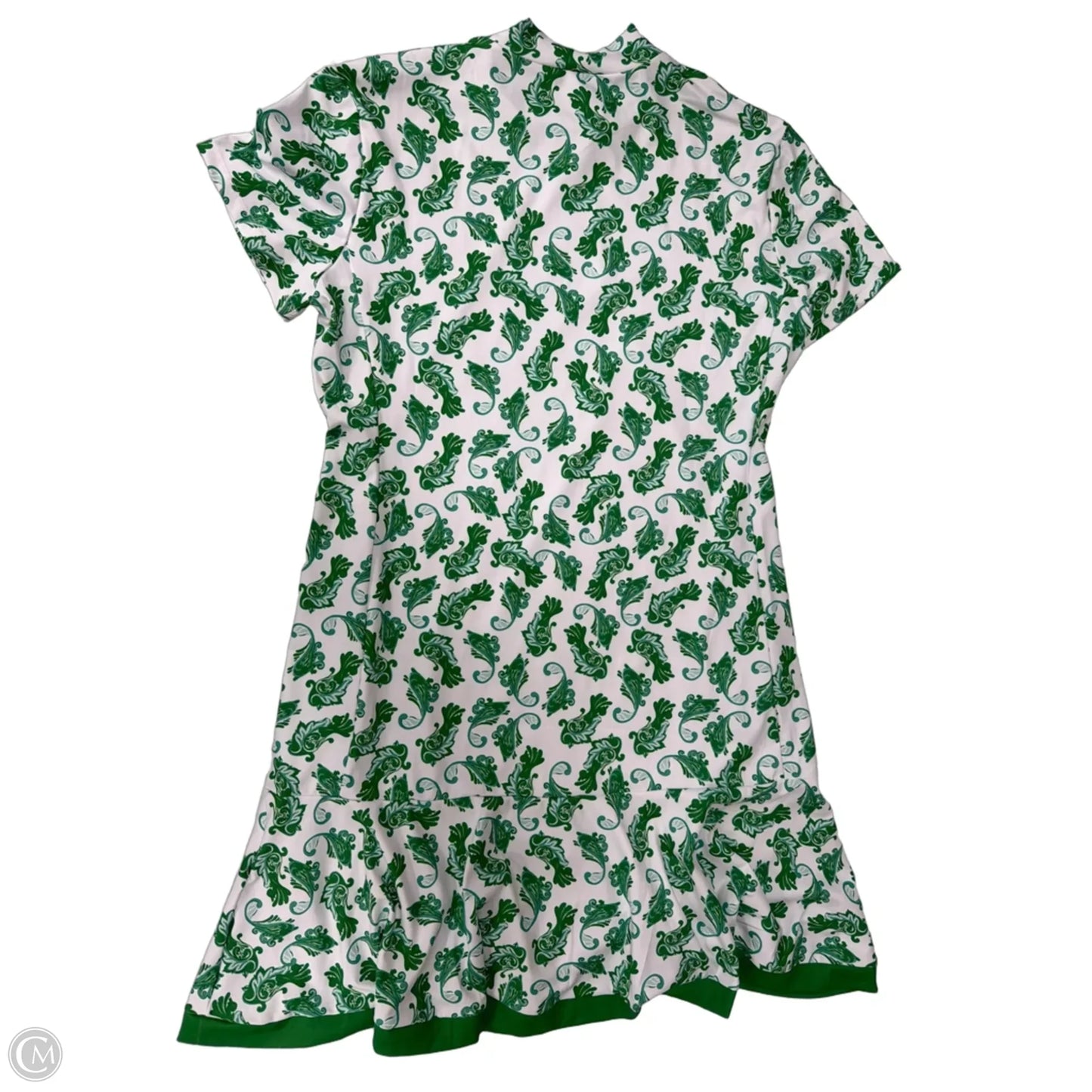Athletic Dress By Clothes Mentor In Green & White, Size: L