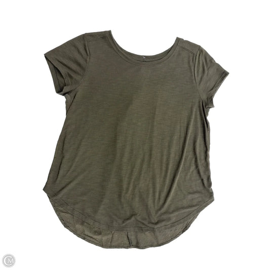 Top Short Sleeve By Sonoma In Green, Size: L