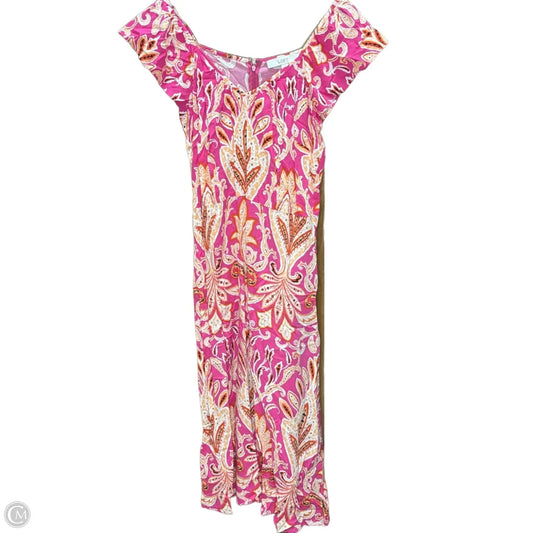 Dress Casual Maxi By Loft In Pink, Size: Xs