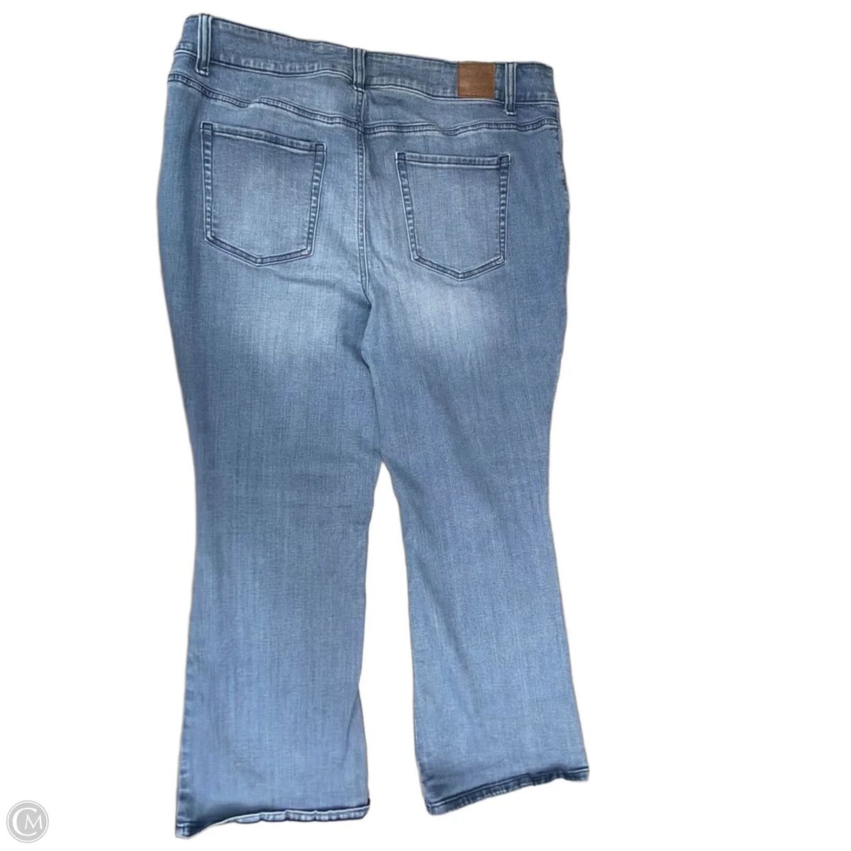 Jeans Flared By Maurices In Blue Denim, Size: 20