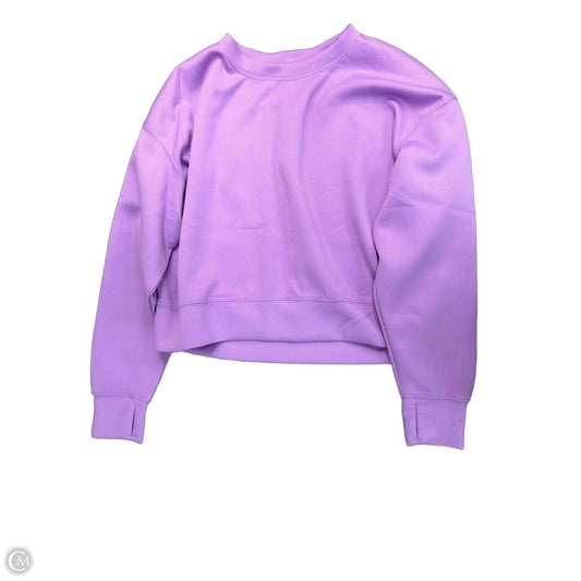 Athletic Sweatshirt Crewneck By Danskin In Purple, Size: M
