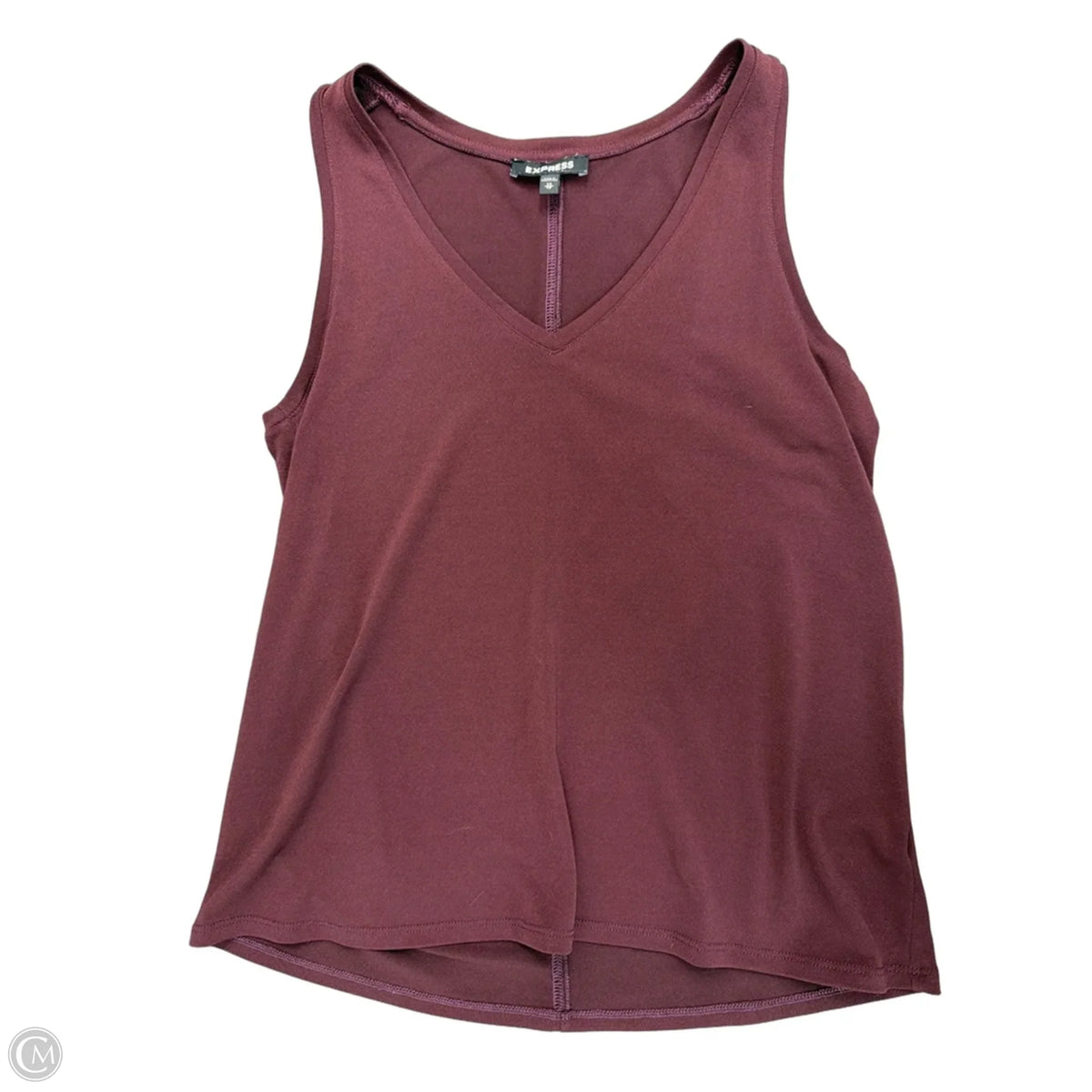 Tank Top By Express In Maroon, Size: Xs