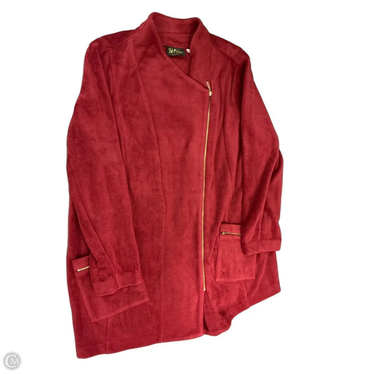 Jacket Other By Bob Mackie Qvc In Red, Size: 3x