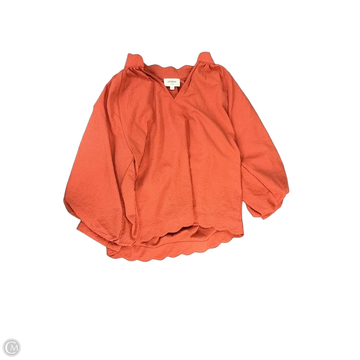 Top Short Sleeve By Umgee In Orange, Size: M