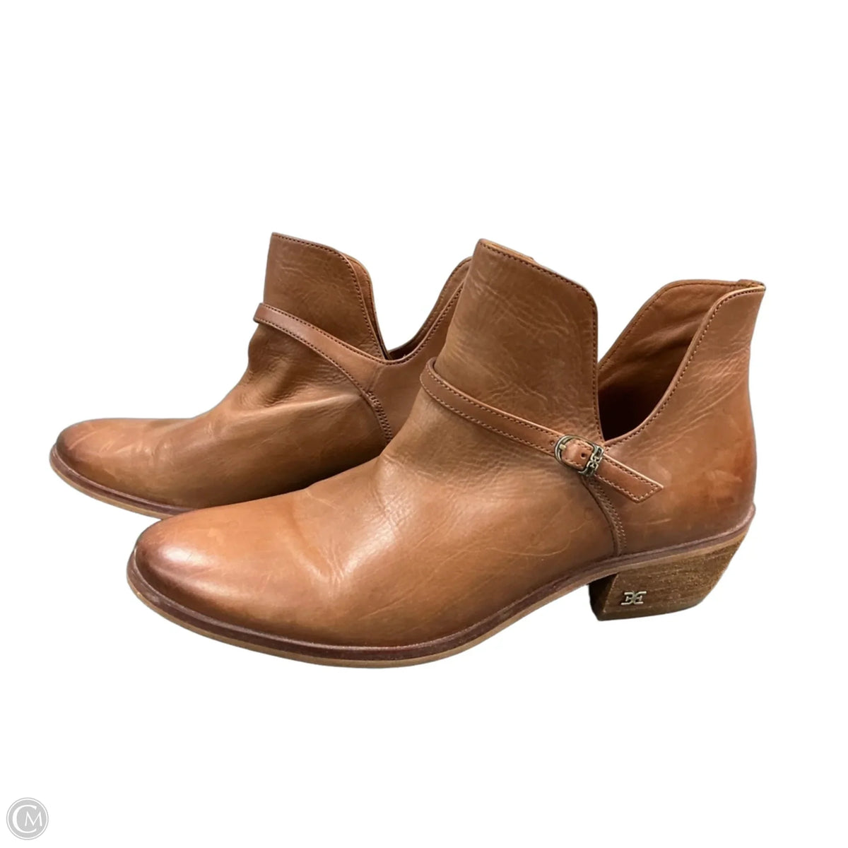 Boots Ankle Flats By Sam Edelman In Brown, Size: 8