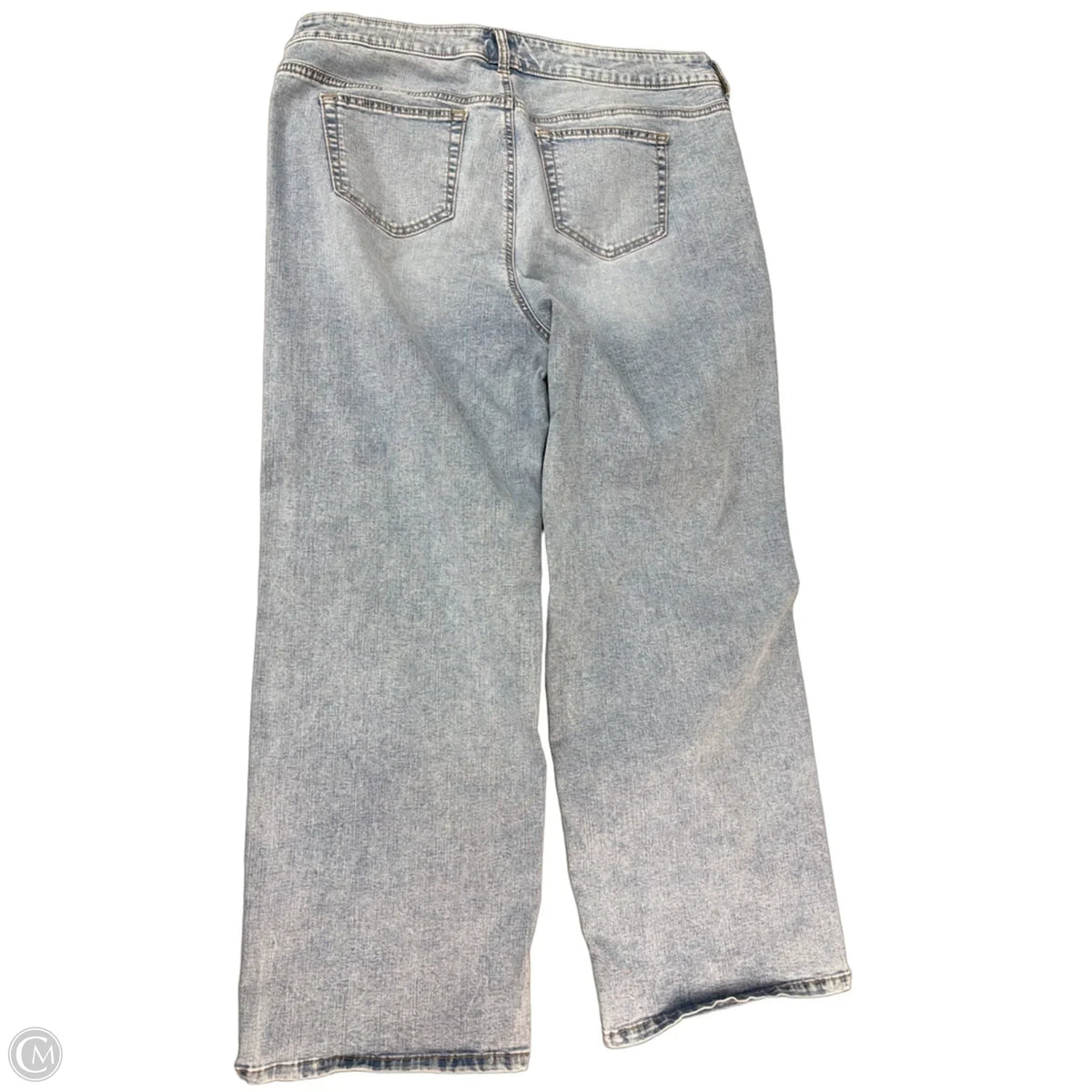 Jeans Wide Leg By Torrid In Blue Denim, Size: 16
