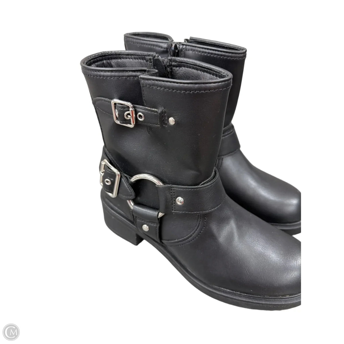 Boots Mid-calf Flats By Universal Thread In Black, Size: 8