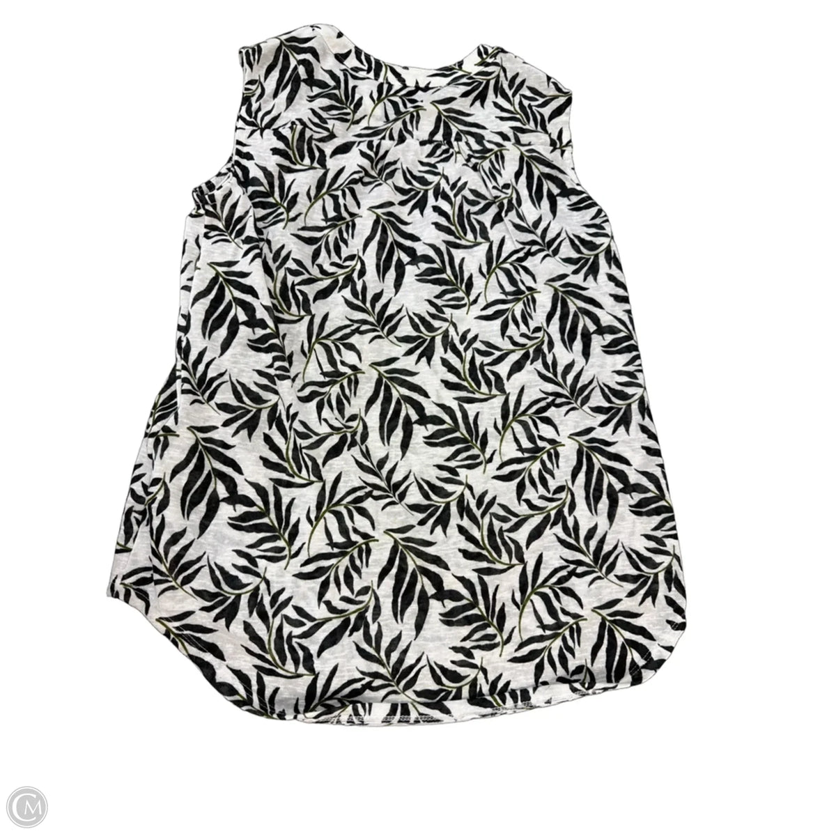 Tank Top By Notations In Black & White, Size: M