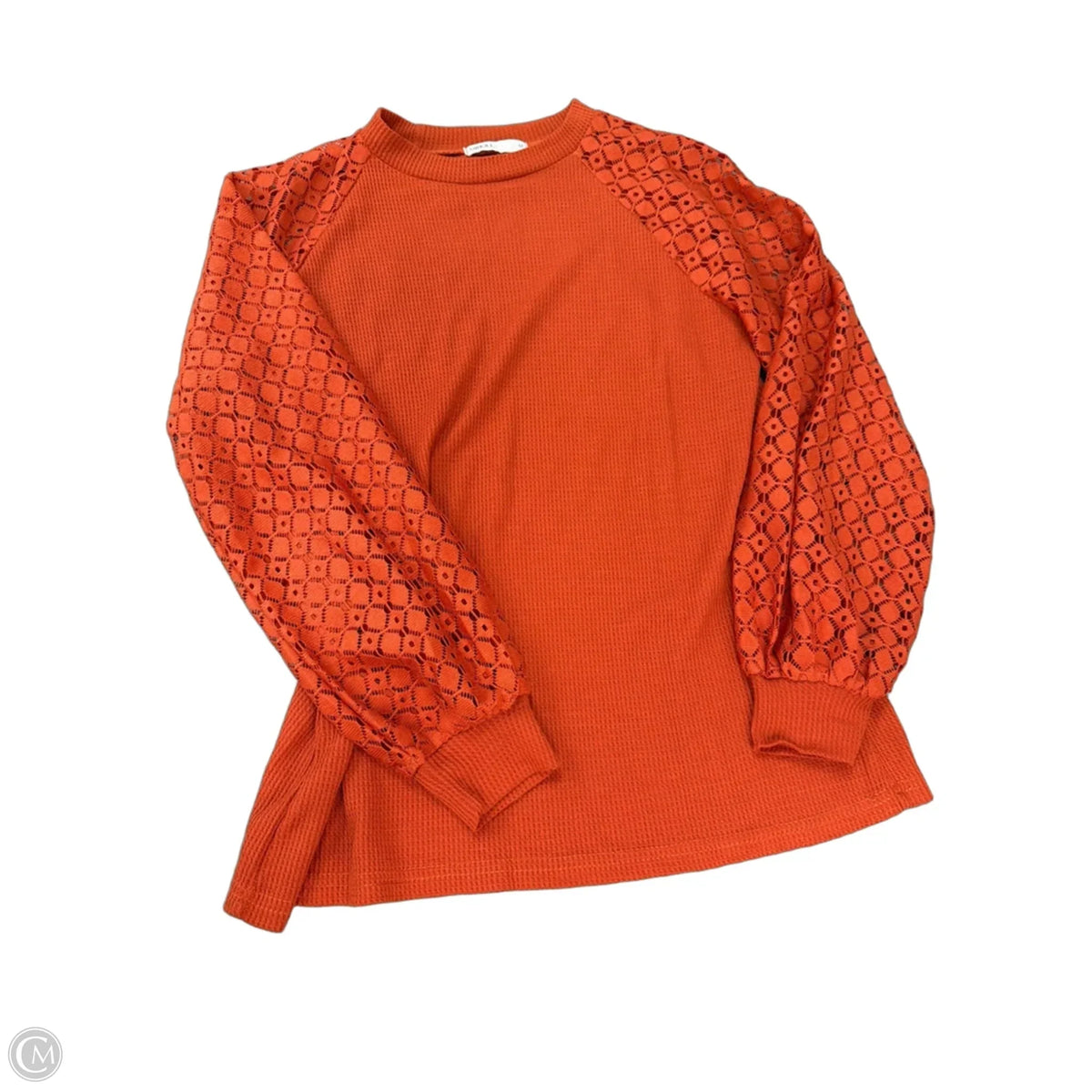 Top Long Sleeve By Miholl In Orange, Size: M