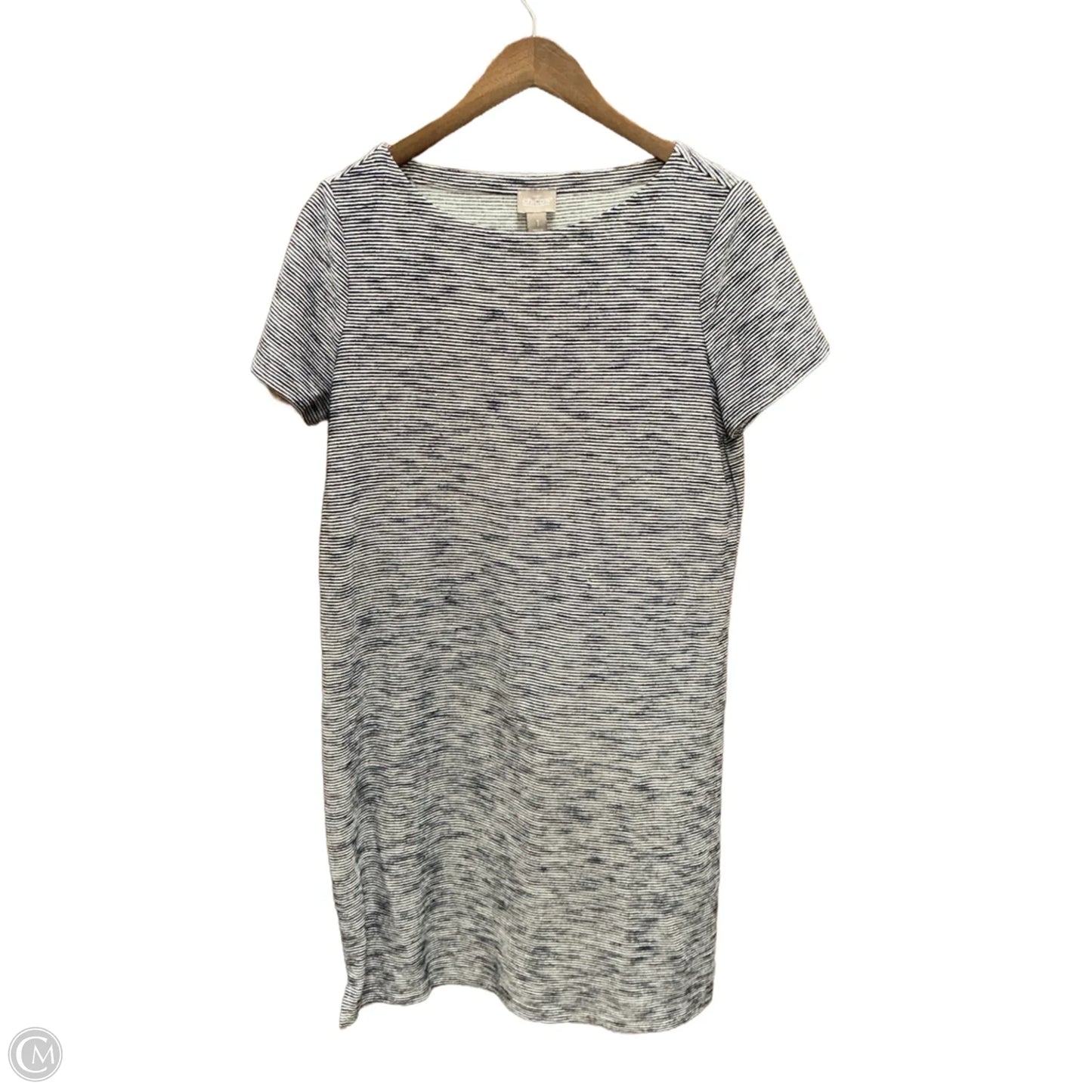 Dress Casual Short By Chicos In Striped Pattern, Size: M