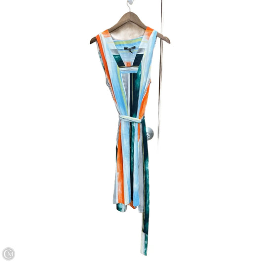 Dress Casual Midi By Bcbg In Multi-colored, Size: M