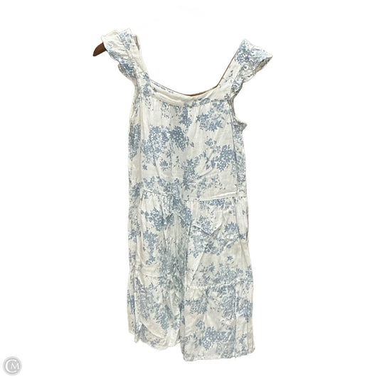 Dress Casual Short By Monteau In Blue & White, Size: S