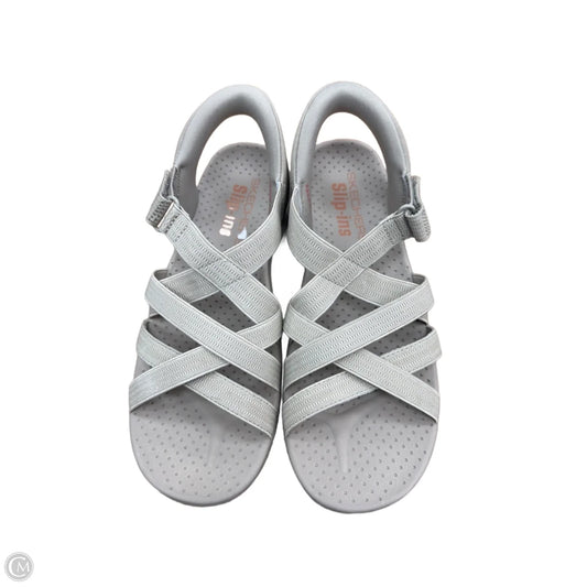 Sandals Flats By Skechers In Beige, Size: 8.5