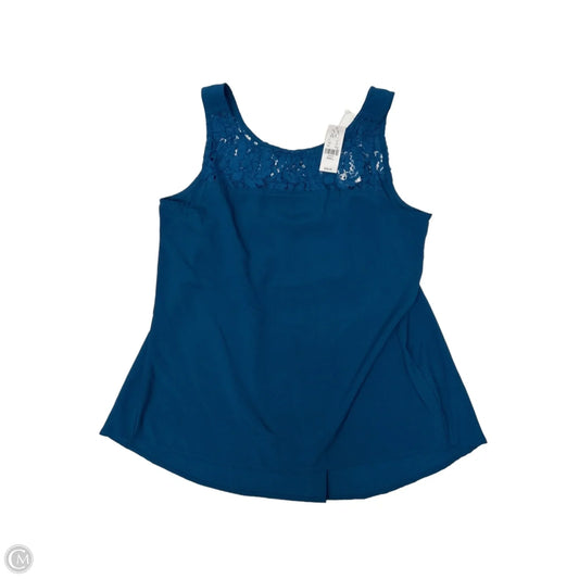 Top Sleeveless By New York And Co In Blue, Size: S