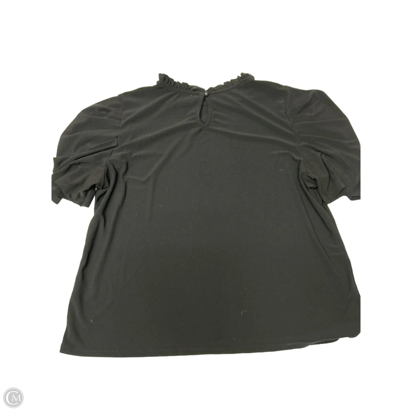 Top Short Sleeve By Cece In Black, Size: Xl