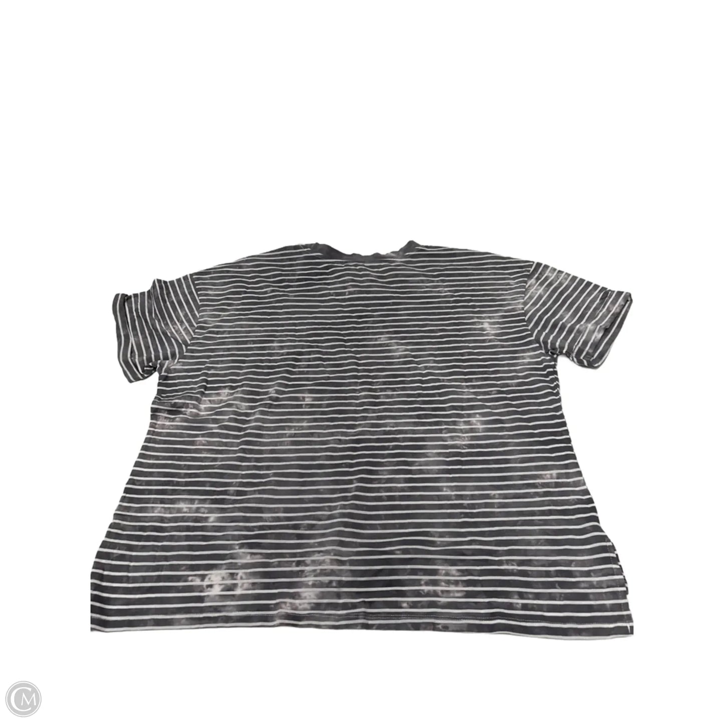 Top Short Sleeve By Rbx In Striped Pattern, Size: Xl