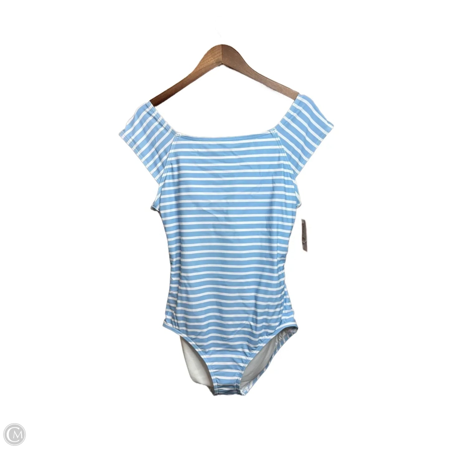 Swimsuit By Lands End In Striped Pattern, Size: L