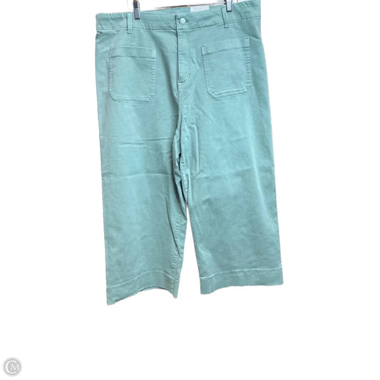 Jeans Wide Leg By Lc Lauren Conrad In Green, Size: 18