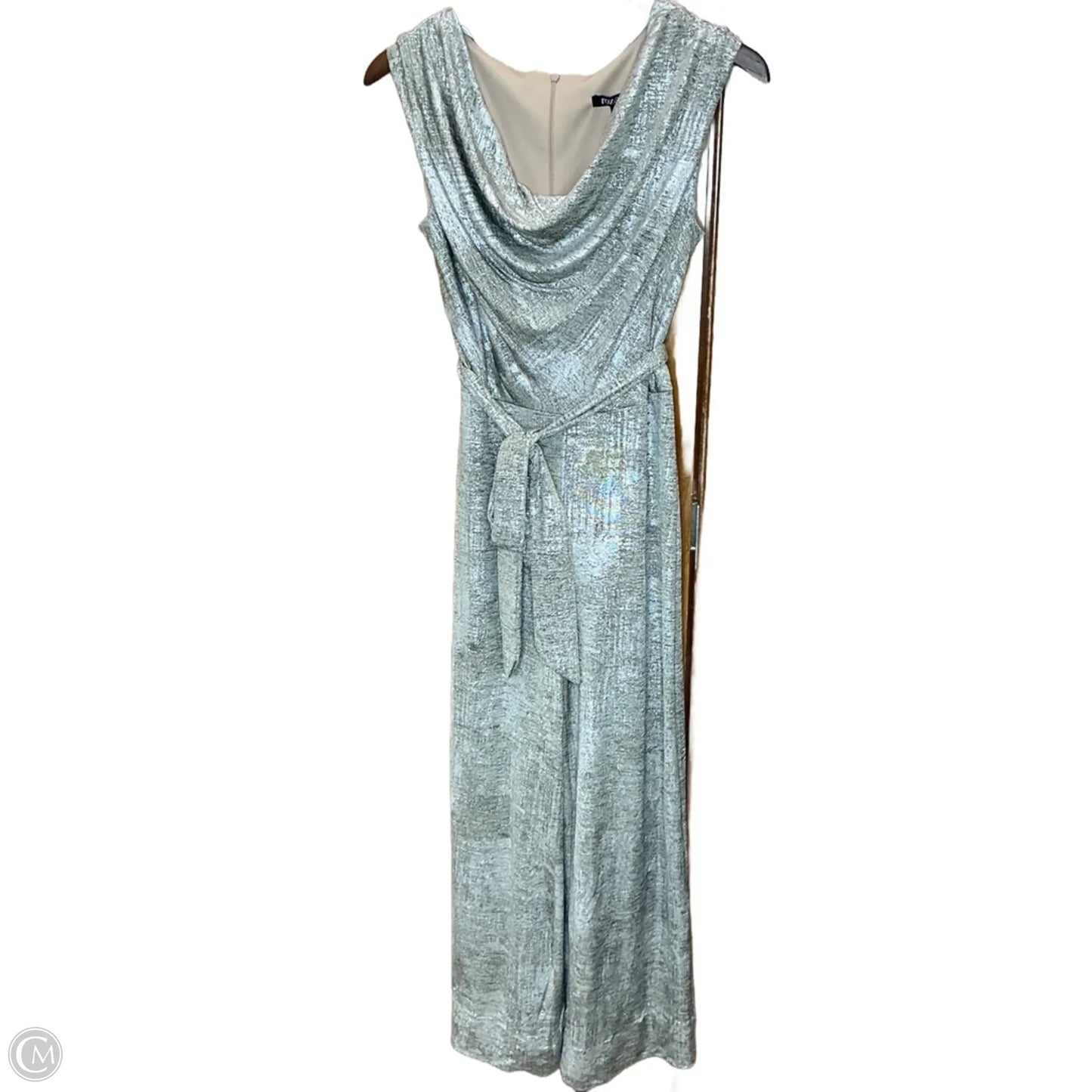 Jumpsuit By Roz And Ali In Silver, Size: S