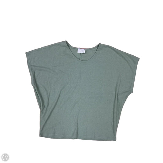 Top Short Sleeve By Andree By Unit In Green, Size: L