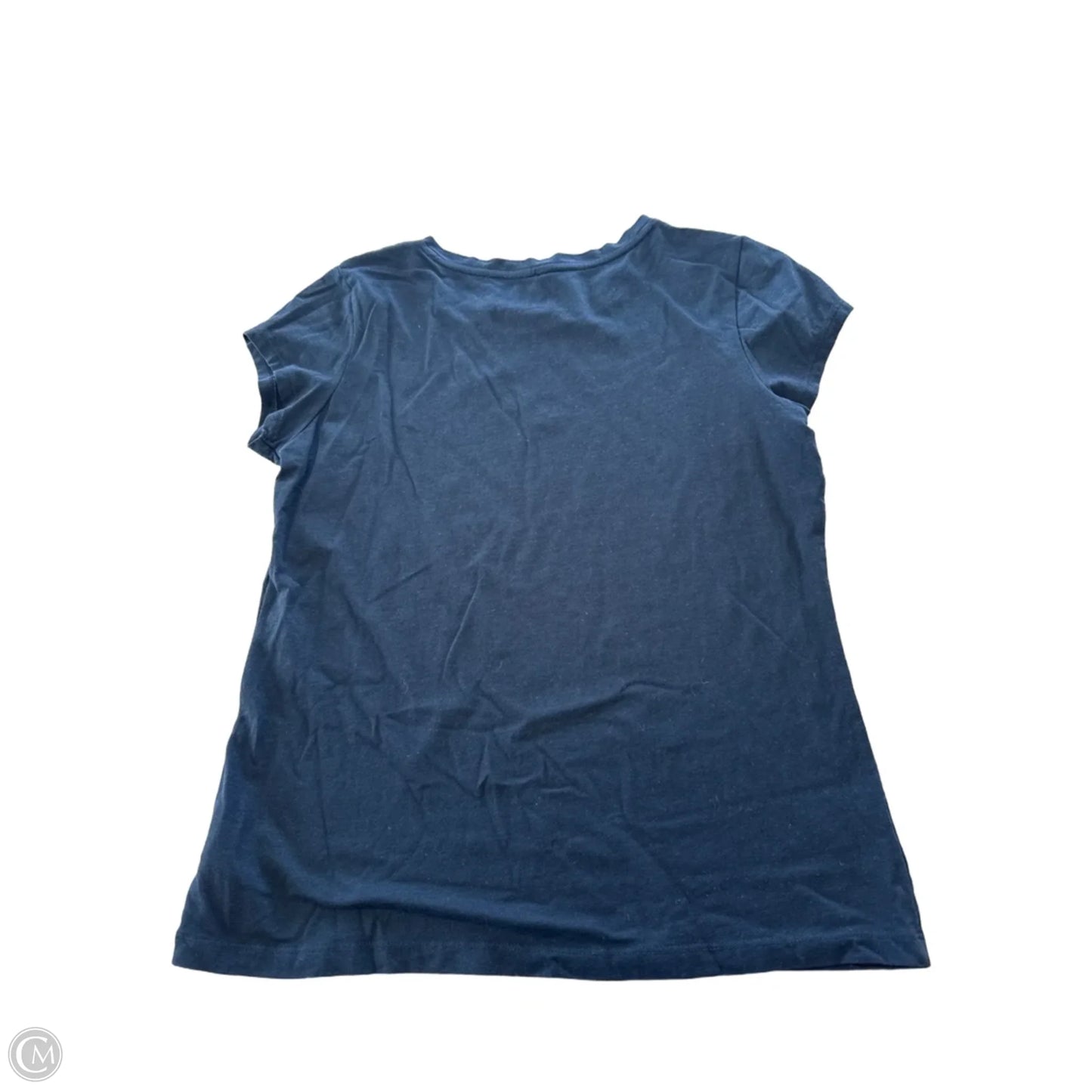 Top Short Sleeve Basic By T Tahari In Black, Size: M