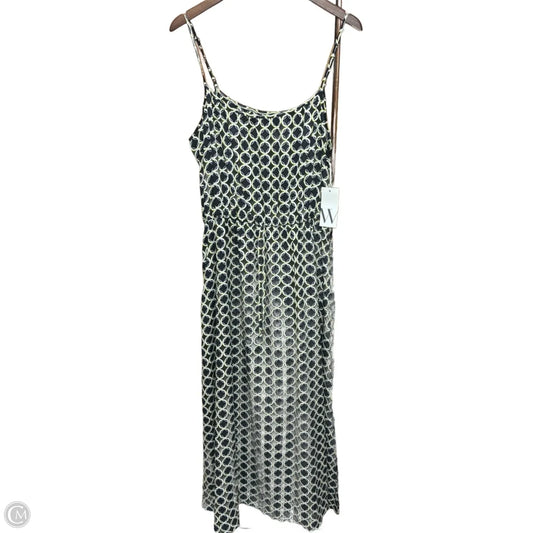 Dress Casual Maxi By Worthington In Black & Yellow, Size: L