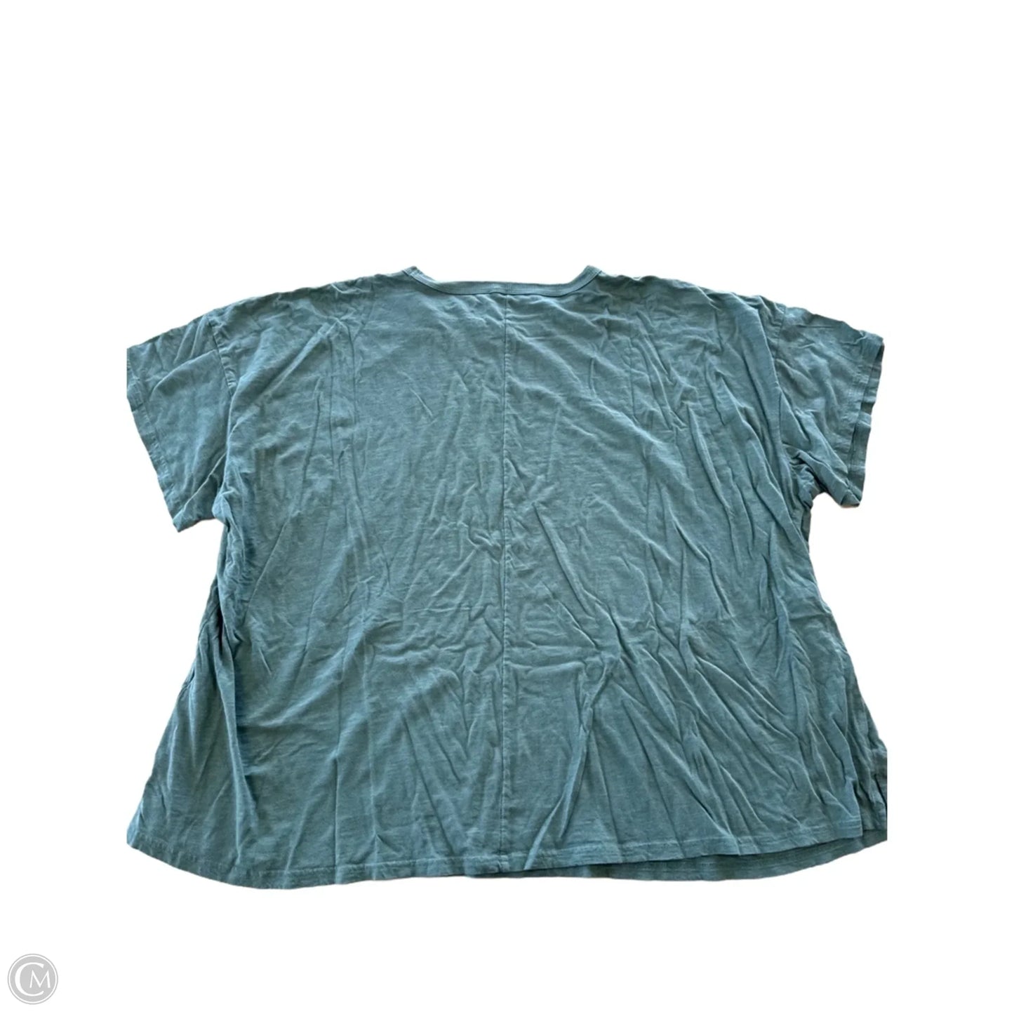 Top Short Sleeve By Maurices In Green, Size: 4x