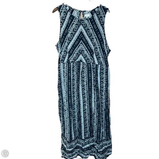 Dress Casual Maxi By True Craft In Black & Grey, Size: 3x