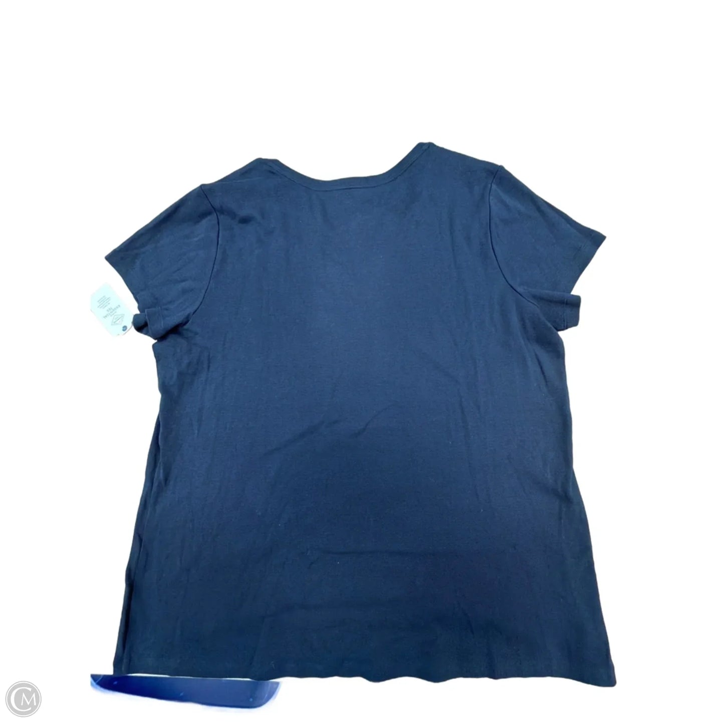 Top Short Sleeve By St Johns Bay In Black, Size: 2x