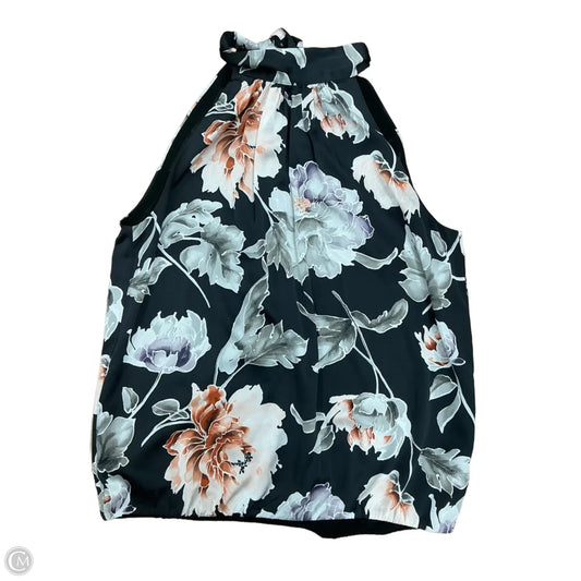 Top Sleeveless By White House Black Market In Floral Print, Size: S