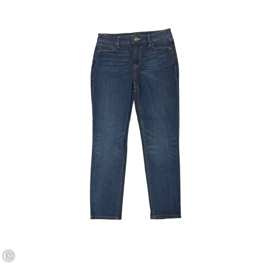 Jeans Skinny By White House Black Market In Blue Denim, Size: 4
