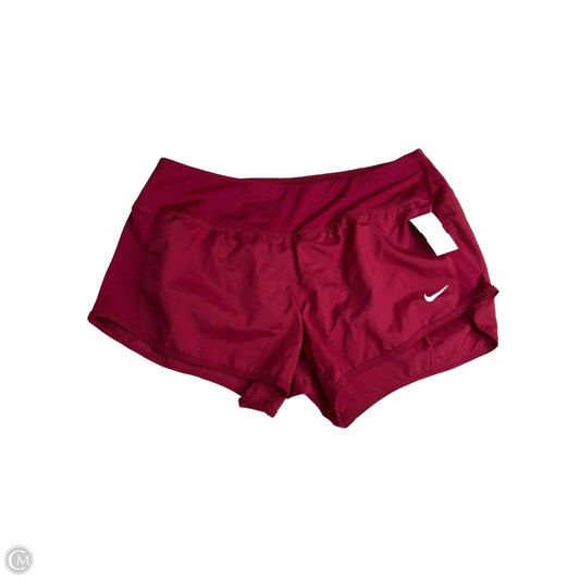 Athletic Shorts By Nike Apparel In Red, Size: M
