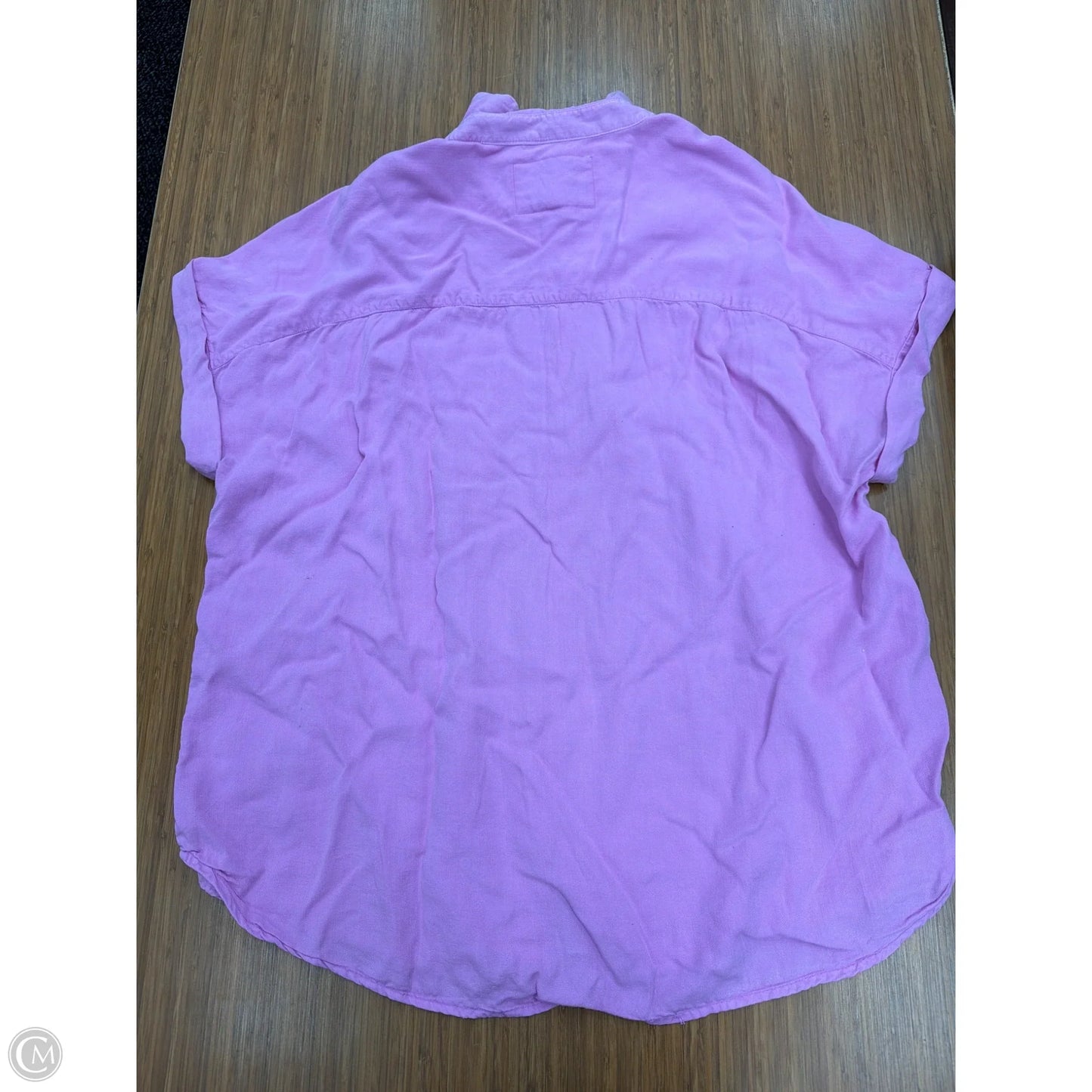 Top Short Sleeve By Lola River In Pink, Size: Xl
