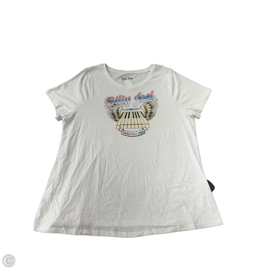 Top Short Sleeve By Torrid In White, Size: 1x