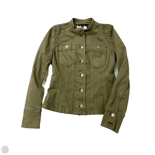 Jacket Utility By White House Black Market In Green, Size: Xs