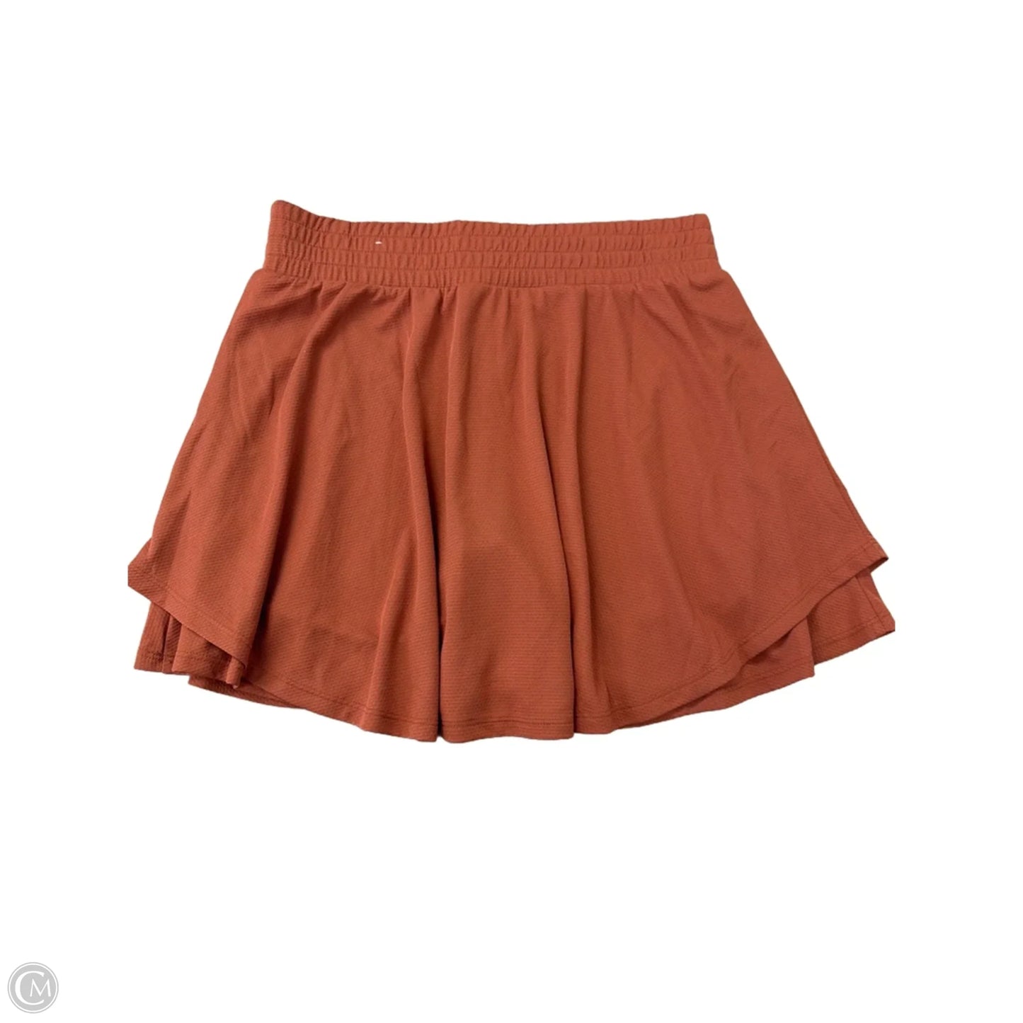 Athletic Skort By Tek Gear In Orange, Size: M