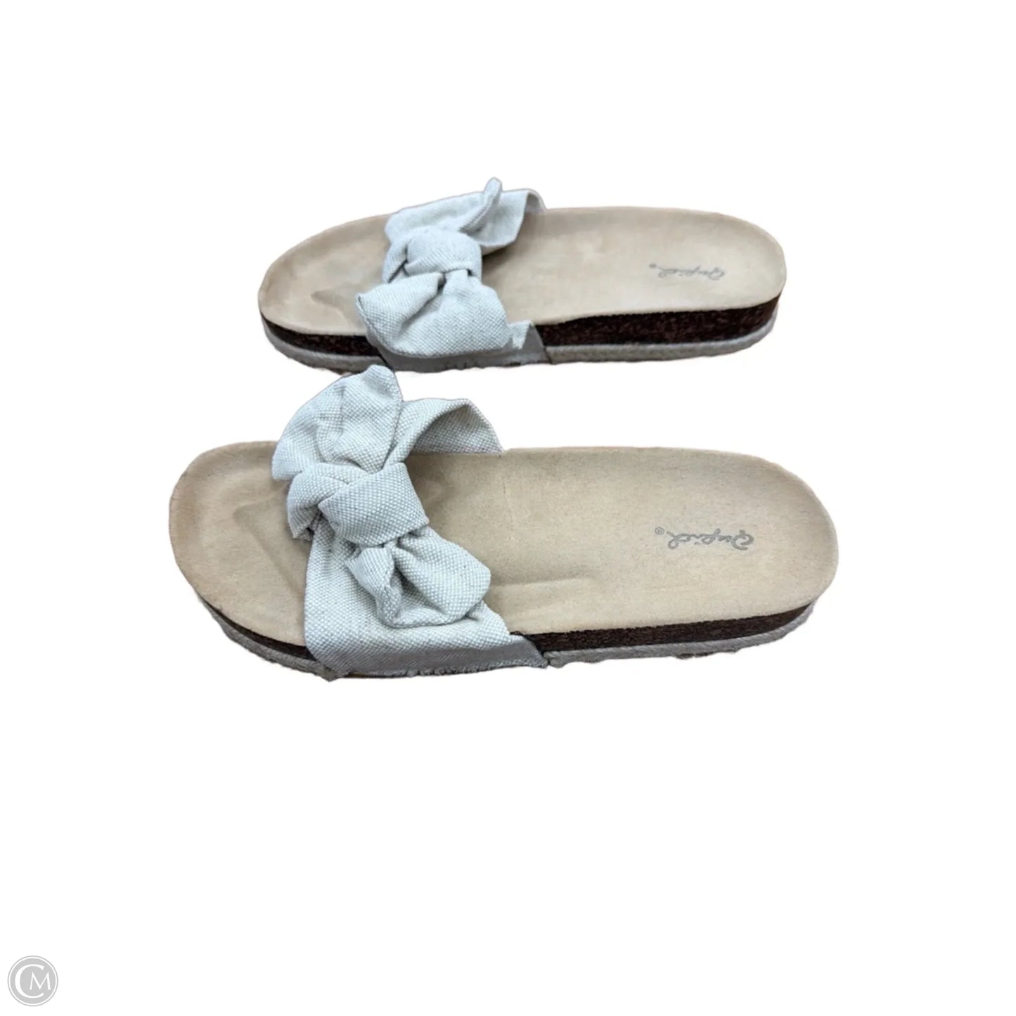 Sandals Flats By Qupid In Tan, Size: 8