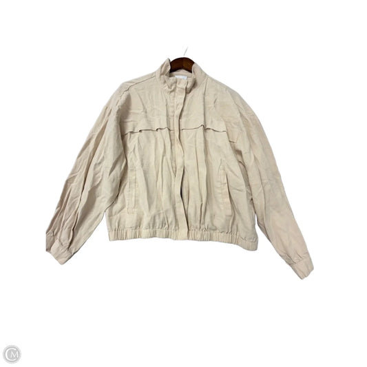 Jacket Other By Nine West In Cream, Size: Xl