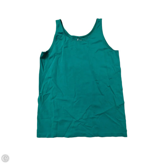 Tank Top By Cato In Teal, Size: 1x