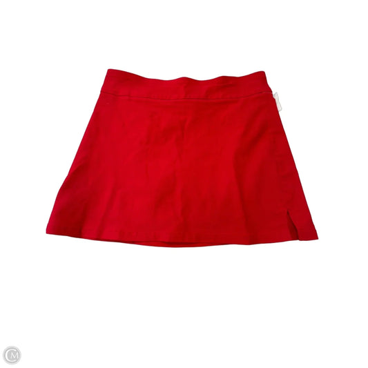 Skort By Rafaella In Red, Size: 1x