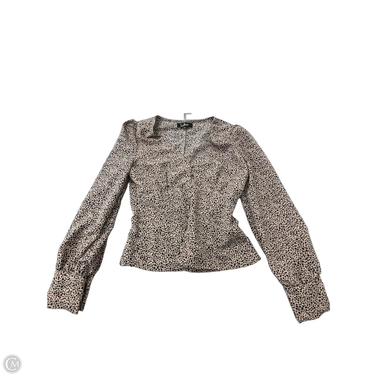 Top Long Sleeve By Lulus In Animal Print, Size: S