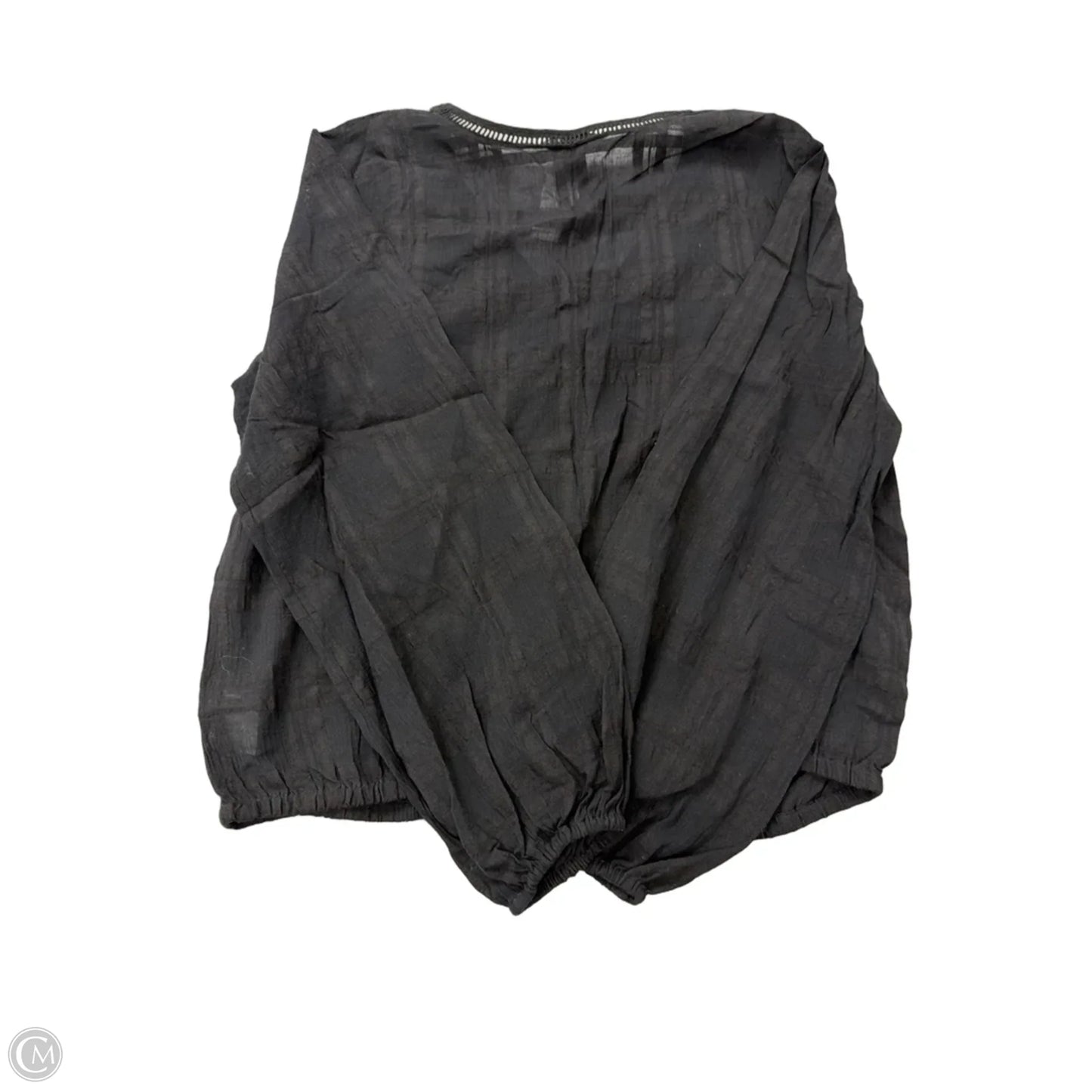 Top Long Sleeve By Express In Black, Size: L