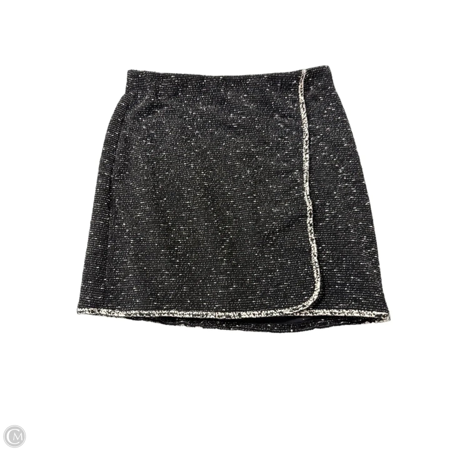 Skirt Mini & Short By Max Studio In Black & White, Size: M