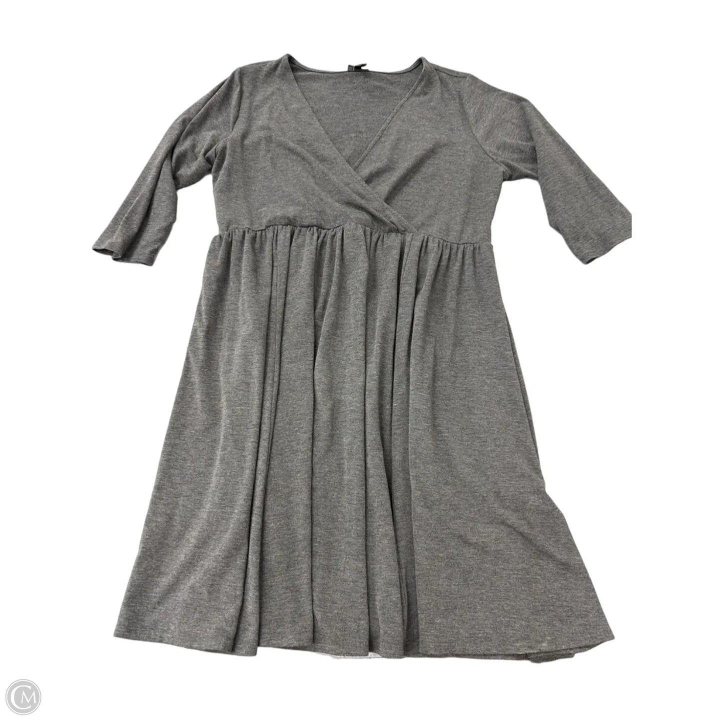 Dress Casual Midi By Torrid In Grey, Size: 2x
