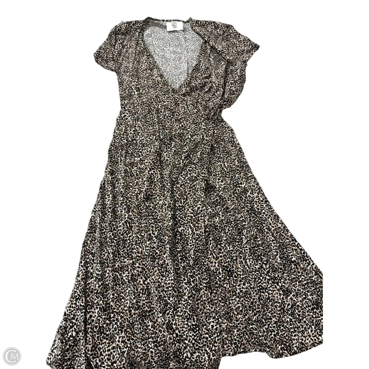 Dress Casual Midi By Old Navy In Animal Print, Size: Xl