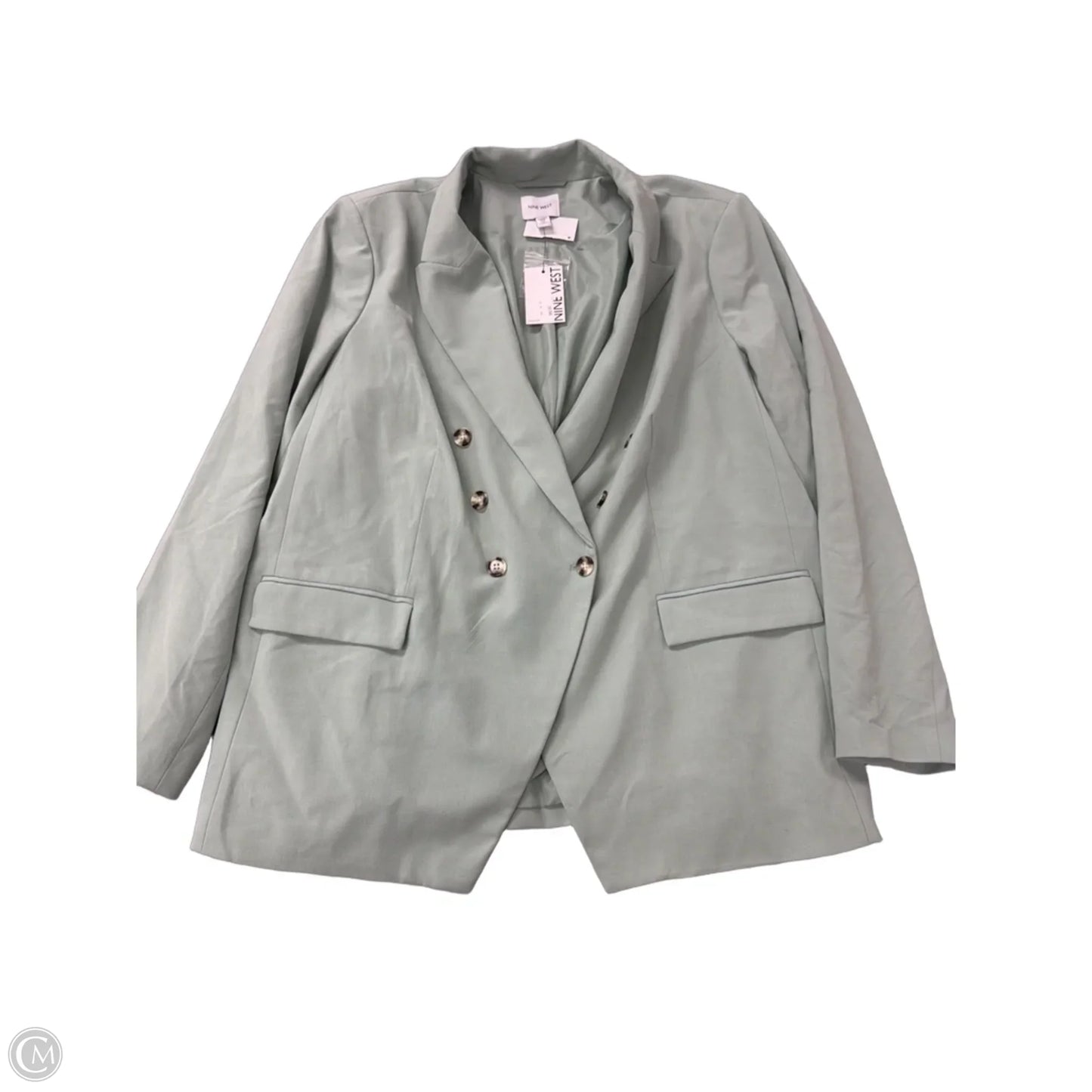 Blazer By Nine West In Green, Size: 2x