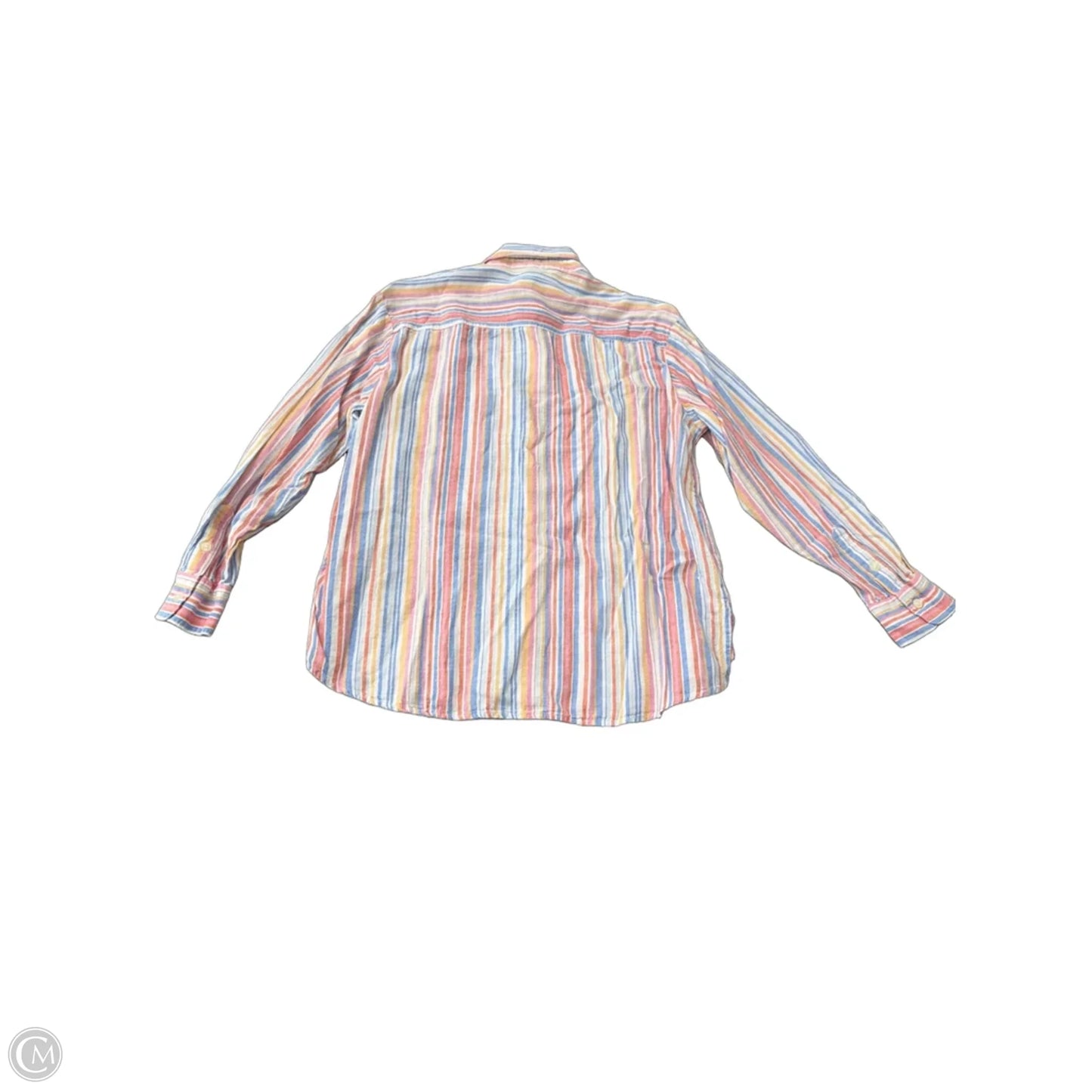 Top Long Sleeve By Old Navy In Striped Pattern, Size: M